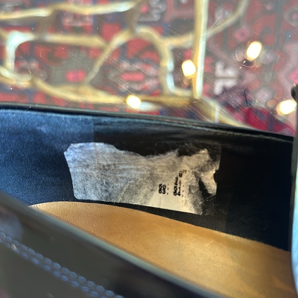 Authentic Dior Direction Black Leather and Gold Loafers - Picture 6 of 6